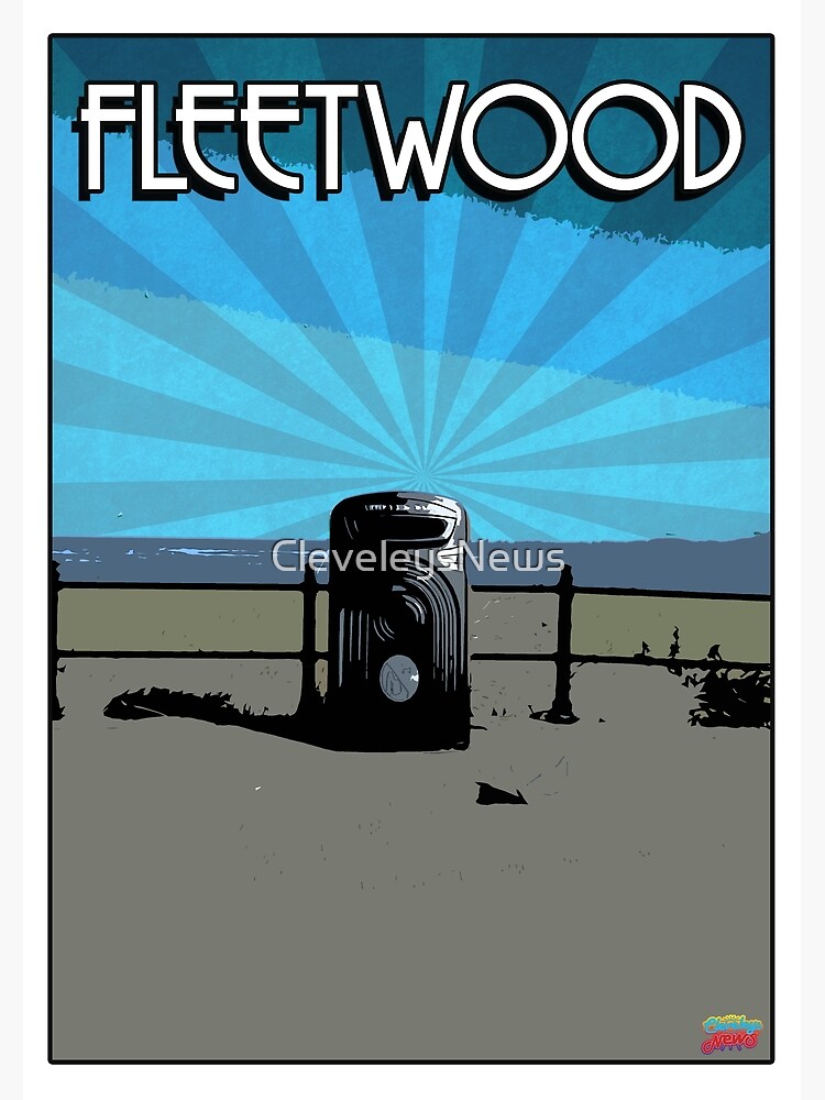 "Fleetwood Bin" Poster by CleveleysNews Redbubble