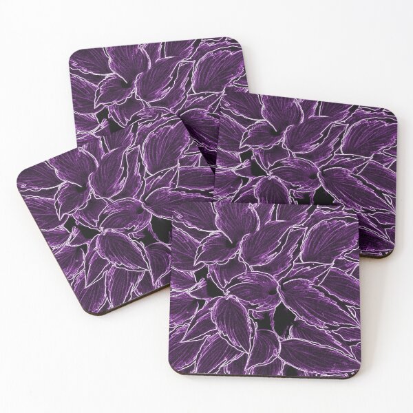 Item preview, Purple and Violet Hosta Plant Print designed and sold by JariHawk.