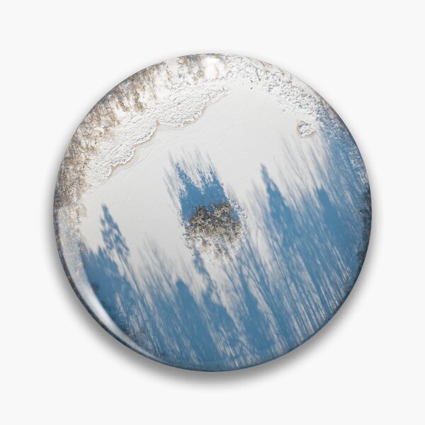 Item preview, Winter landscape of round lake with island in the middle designed and sold by Lukasz Szczepanski.