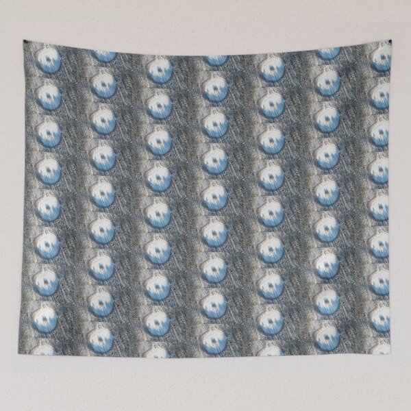 Item preview, Winter landscape of round lake with island in the middle designed and sold by Lukasz Szczepanski.