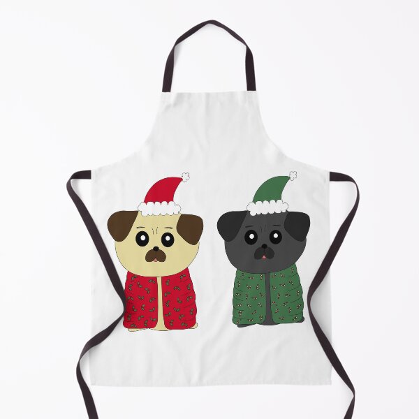 Item preview, Christmas Pugs In Blankets designed and sold by DeliliahDoodles.