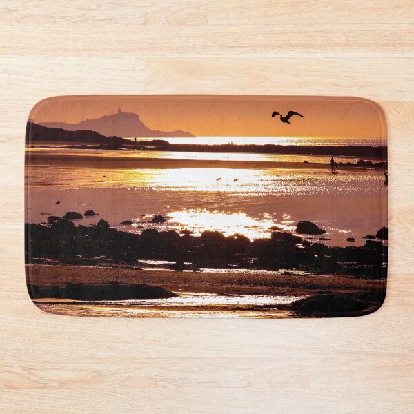 Item preview, Sunset on the beach of the Scottish Town of North Berwick designed and sold by chiaravisuals.
