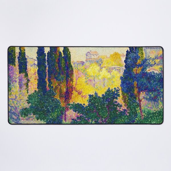 Item preview,  Les cyprès à Cagnes by Henri-Edmond Cross (1908) designed and sold by allhistory.