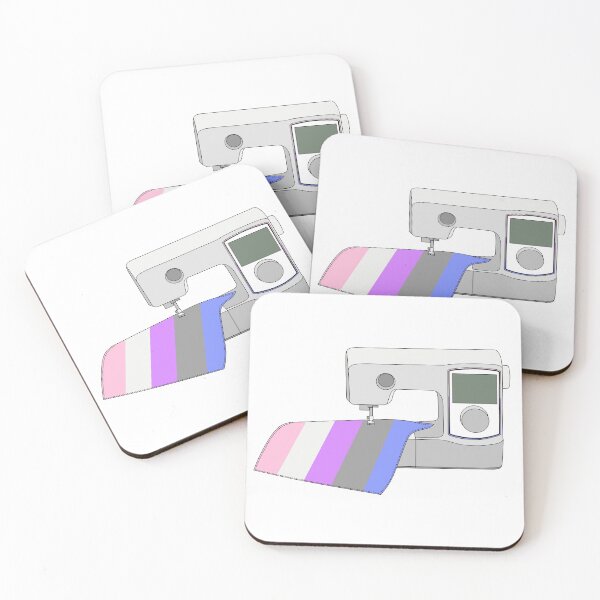 Item preview, Sewing Machine (Pastel Genderfluid Pride Flag) designed and sold by nklange240.