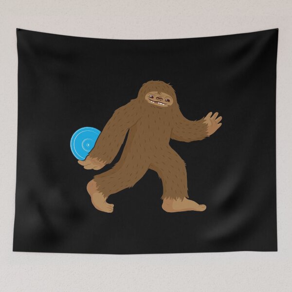 Item preview, Disc Golf Vs Mythical Creatures (Bigfoot) designed and sold by tagmecool.