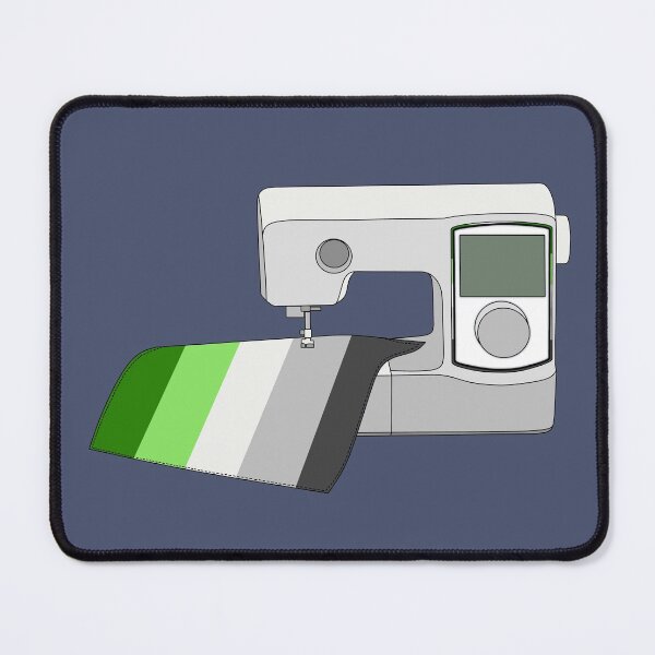 Item preview, Sewing Machine (Aromantic Pride Flag) designed and sold by nklange240.