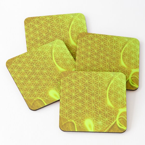 Item preview, Flor de la vida eléctrica amarilla. designed and sold by BuskinGalleries.
