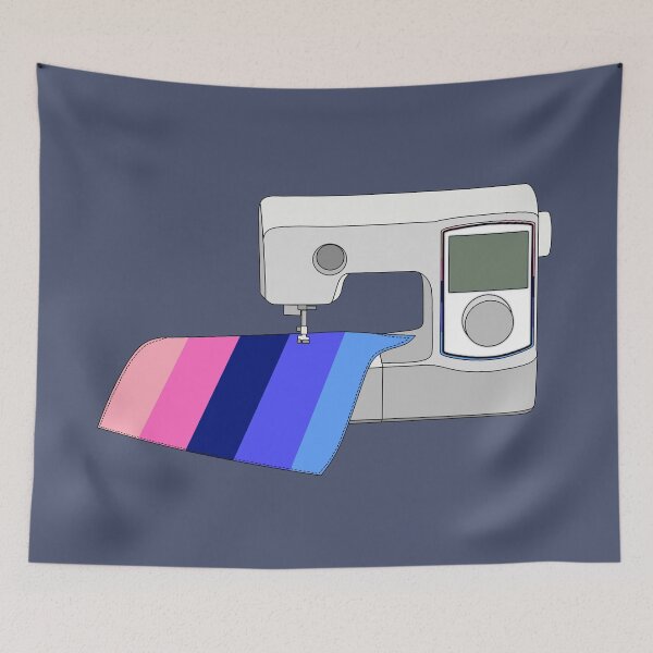 Item preview, Sewing Machine (Omnisexual Pride Flag) designed and sold by nklange240.