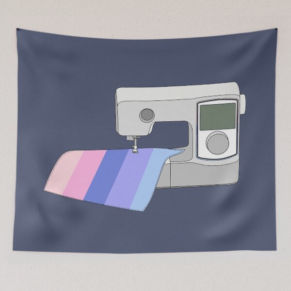 Item preview, Sewing Machine (Pastel Omnisexual Pride Flag) designed and sold by nklange240.