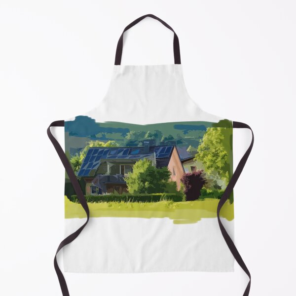 Item preview, Pittoresque Village Cottage - Digital Drawing designed and sold by AlexEex.