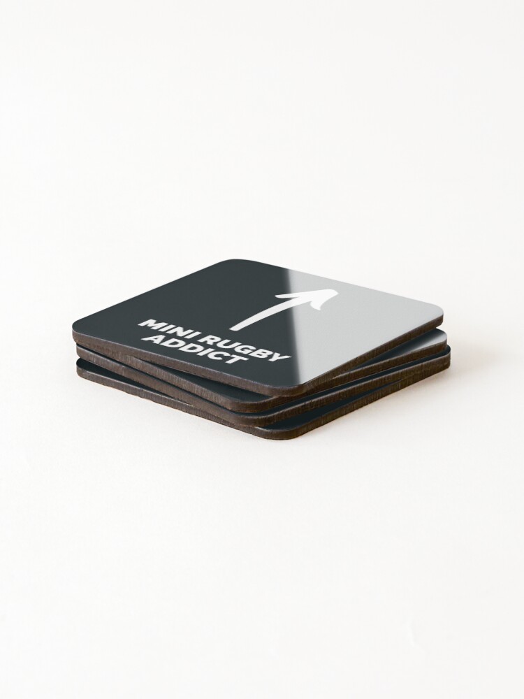 Thumbnail 4 of 5, Coasters (Set of 4), You_re a Mini Rugby Addict designed and sold by StaboDesign.