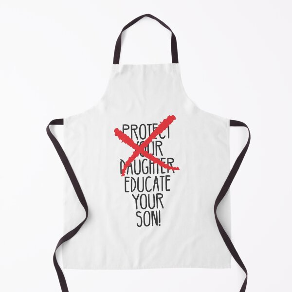 Item preview, Protect your daughter - NO - Educate your son! It's high time we understand that its not about taking away your daughter's liberties. It's about teaching him to know what's wrong! designed and sold by crazycollective.
