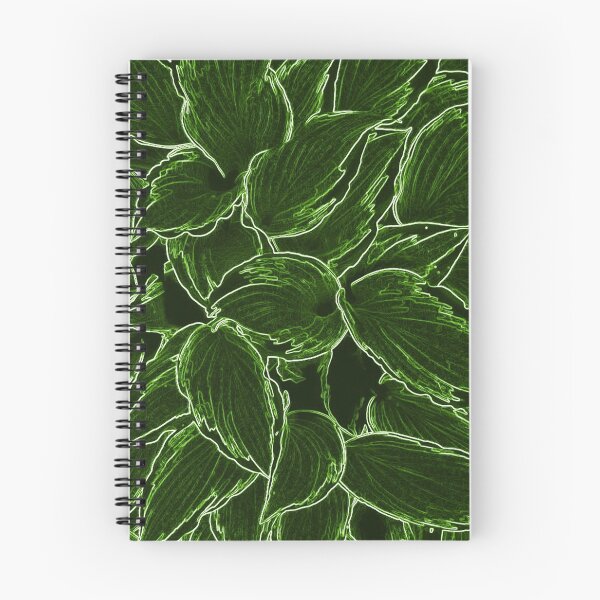 Artikelvorschau, Dunkelgrüne Blätter Hosta Plant Violet Print entworfen und verkauft von JariHawk.