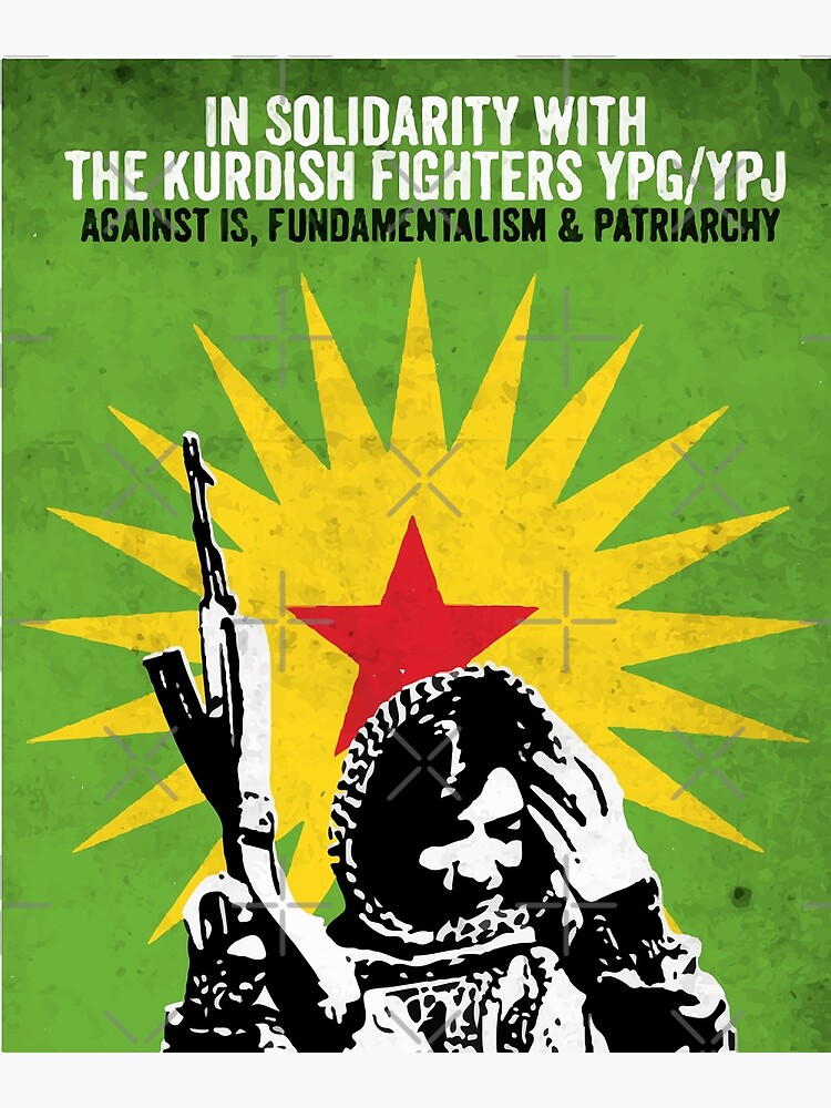 "Rojava Solidarity" Poster for Sale by mehdibamhaoud | Redbubble