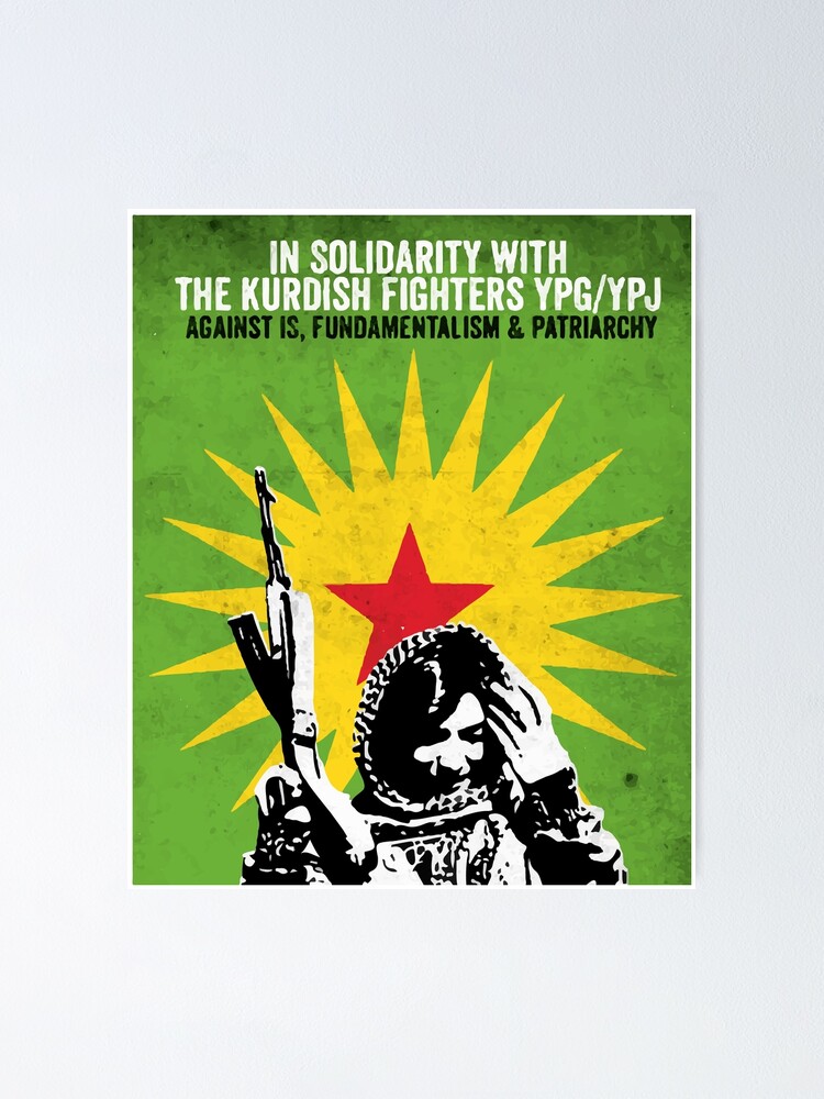 "Rojava Solidarity" Poster for Sale by mehdibamhaoud | Redbubble