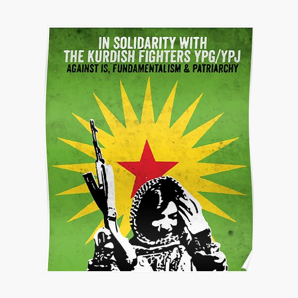 Rojava-Solidarität Poster