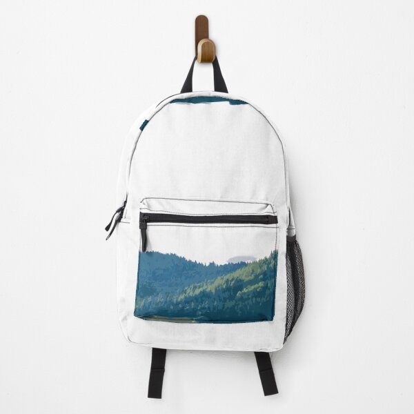 Item preview, Pine Forest Digital Artwork - Mountain Trees designed and sold by AlexEex.
