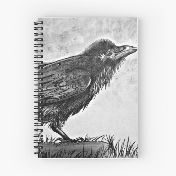 Aperçu de l'œuvre corbeau créée et vendue par Marjorie Madrid.