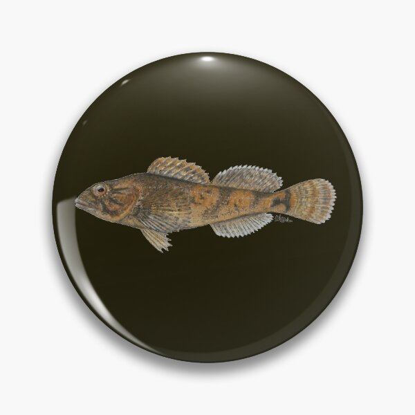 Item preview, Mottled Sculpin (Cottus bairdii) designed and sold by LeakyCanoeArt.