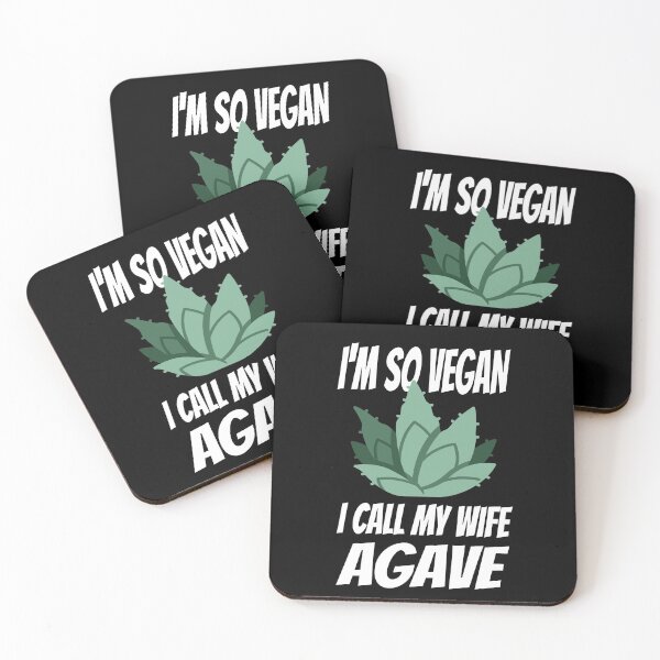 Item preview, I'm So Vegan I Call My Wife Agave Funny Vegan Joke designed and sold by nanogarbanzo.