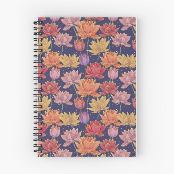 Item preview, Funky Lotus Pattern with Gold Leaf designed and sold by nouveaudecor.