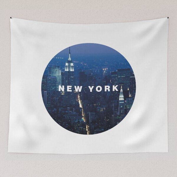 Item preview, New York Night Skyline Graphic Souvenir Gift designed and sold by HauteLeopard.