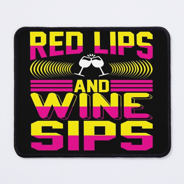 Item preview, Red lips and wine sips designed and sold by Nathan256.