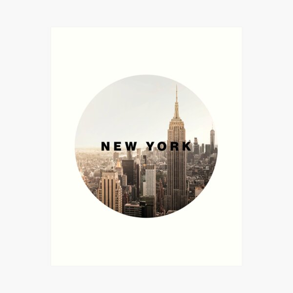 Artikel-Vorschau von New York Sunset Skyline Grafik Souvenir-Geschenk, designt und verkauft von HauteLeopard.