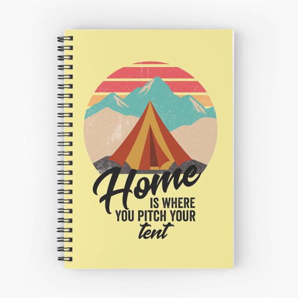 Item preview, Home is where you pitch your tent-summer.  designed and sold by DesignedBySnip.