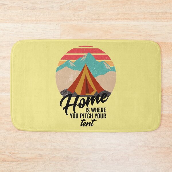 Item preview, Home is where you pitch your tent-summer.  designed and sold by DesignedBySnip.