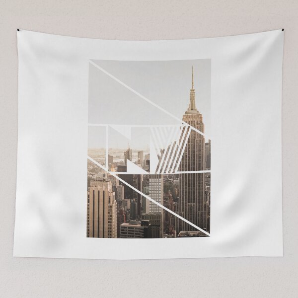 Item preview, NY Skyline Graphic Souvenir Gift with Vintage Typography designed and sold by HauteLeopard.