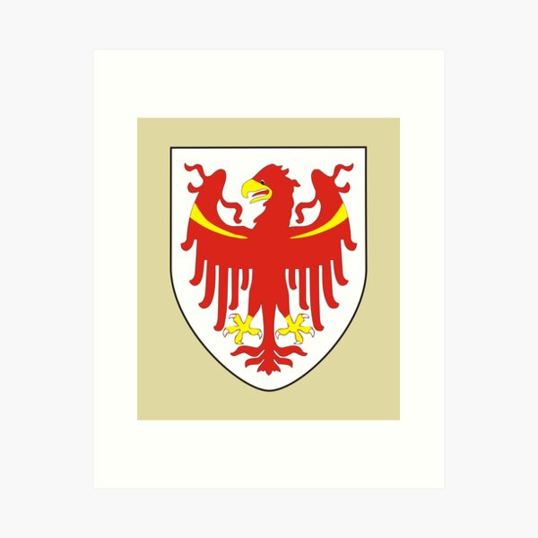 Bolzano – Alto Adige stemma Art Print