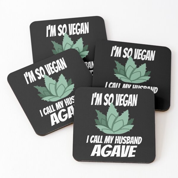 Item preview, I'm So Vegan I Call My Husband Agave Funny Vegan Joke designed and sold by nanogarbanzo.