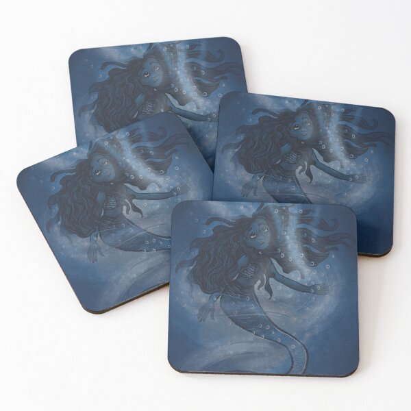 Item preview, Mermaid in a Dark Lagoon designed and sold by MikaylaKB.