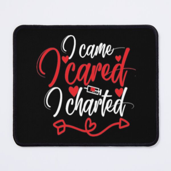 Item preview, I came I cared I charted designed and sold by pnkpopcorn.
