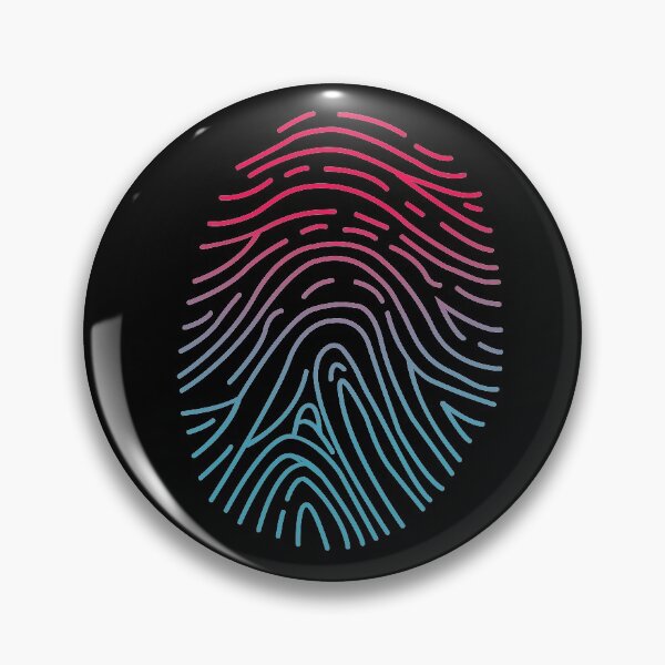 Item preview, neon fingerprints fingerprint forensic science designed and sold by indiVisibl.