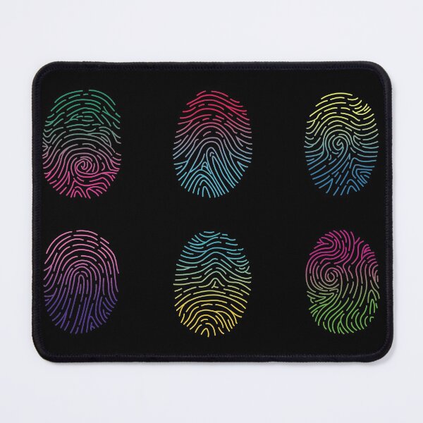Item preview, neon fingerprints fingerprint forensic science designed and sold by indiVisibl.