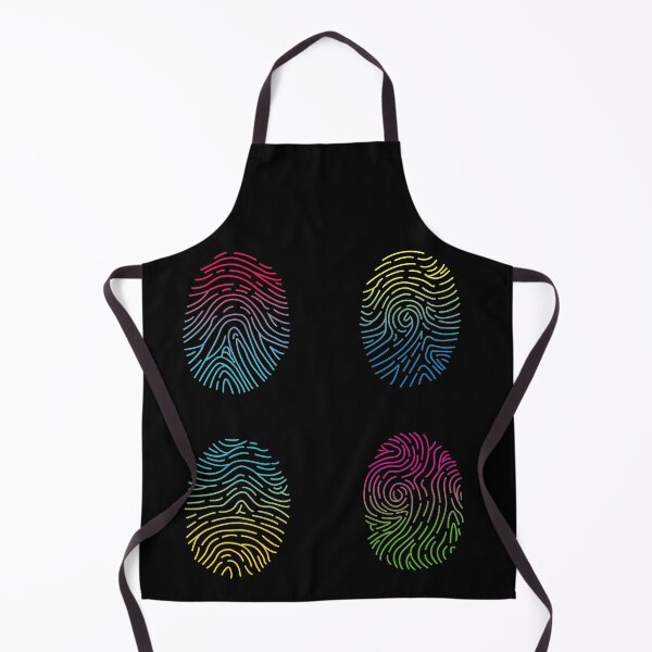 Item preview, neon fingerprints fingerprint forensic science designed and sold by indiVisibl.