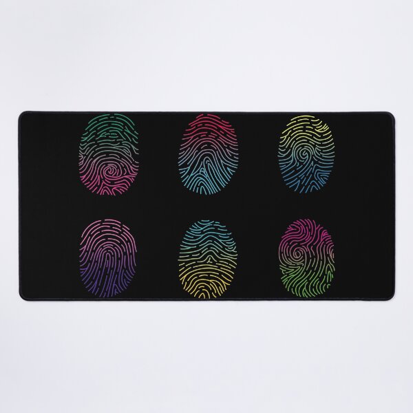 Item preview, neon fingerprints fingerprint forensic science designed and sold by indiVisibl.