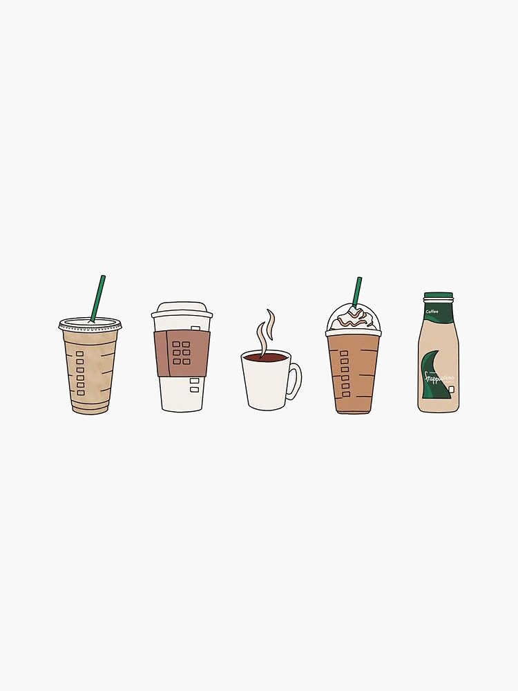 Starbucks Drink Sticker Pack