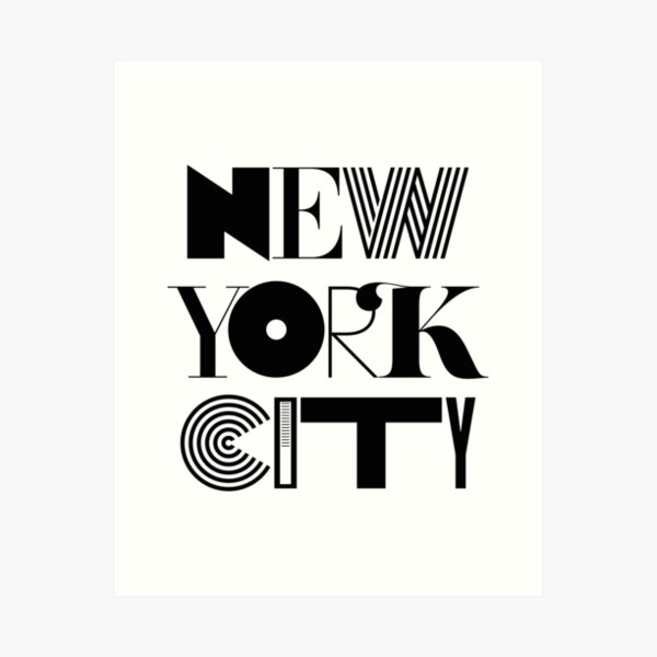 Artikel-Vorschau von Stilvolle Grafik in New York City, designt und verkauft von HauteLeopard.