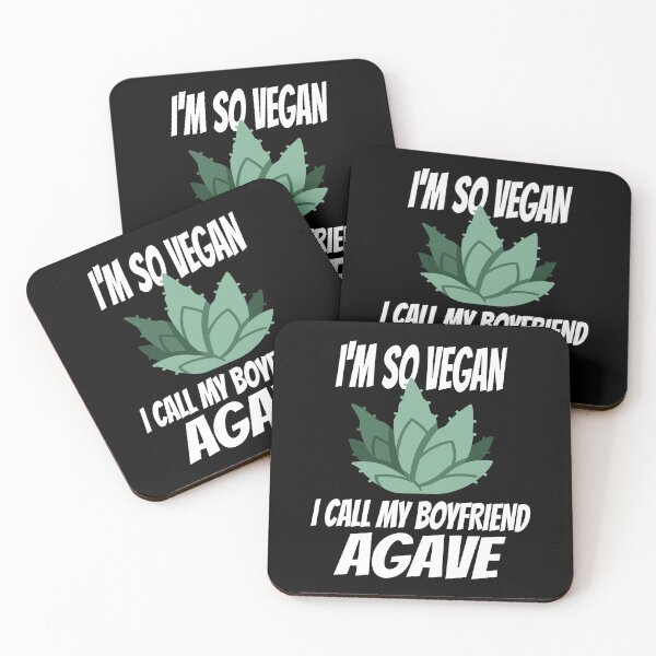 Item preview, I'm So Vegan I Call My Boyfriend Agave Funny Vegan Joke designed and sold by nanogarbanzo.