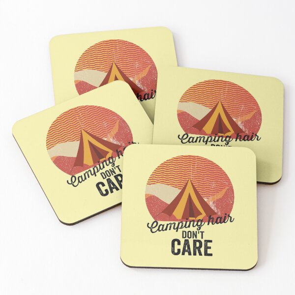 Item preview, Camping hair don't care-summer. designed and sold by DesignedBySnip.