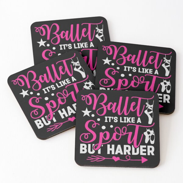 Item preview, Ballet It's Like a Sport but Harder - Cute Girly Ballet Dancer Design Gift Idea For Ballerina designed and sold by Prince - Bestseller ★★★★★.