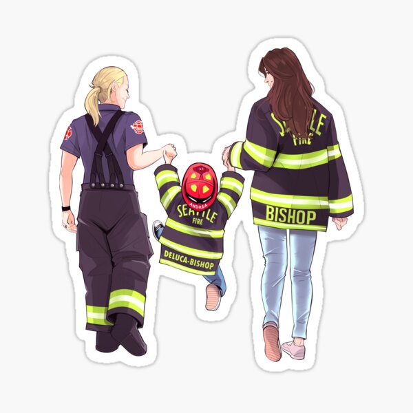 "Famille DeLuca-Bishop" Sticker
