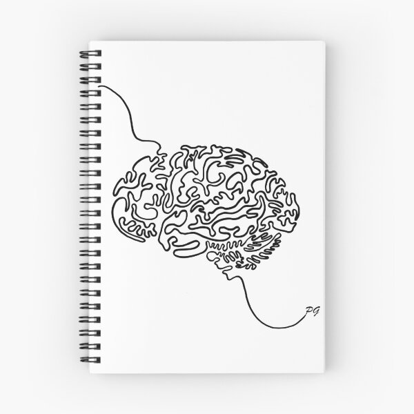 Item preview, One Single Line Cortex designed and sold by About Artistic Brain.