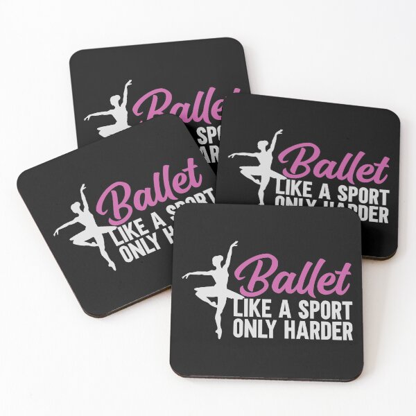Item preview, Ballet Like a Sport only Harder - Cute Girly Ballet Dancer Design Gift Idea For Ballerina designed and sold by Prince - Bestseller ★★★★★.