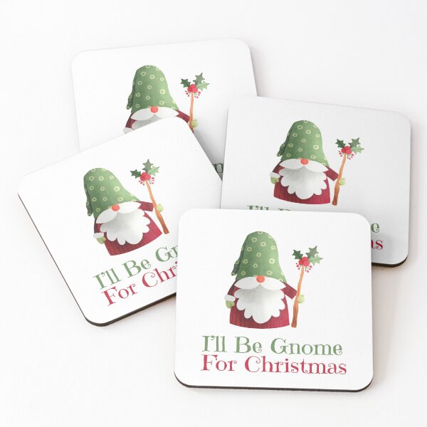 Item preview, I'll be Gnome For Christmas - Christmas Gnomes, Christmas Santa Gnome  designed and sold by Gabriel Ghali.
