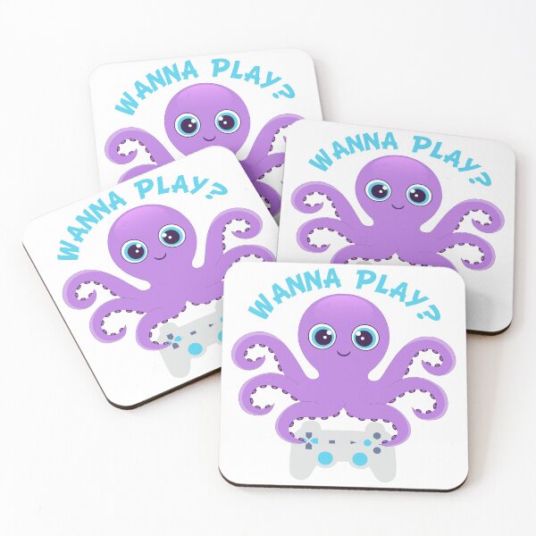 Item preview, Funny Octopus Gamer designed and sold by HasCreations.