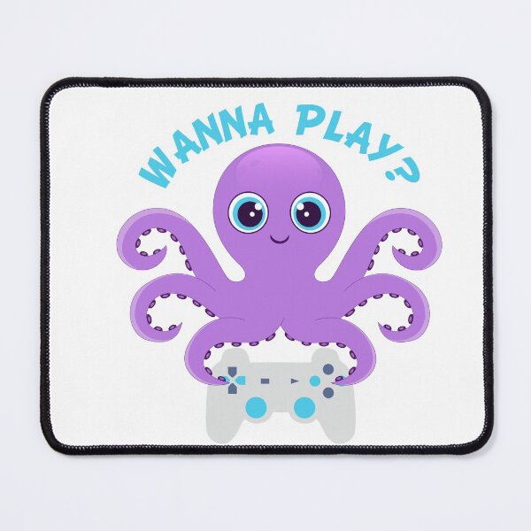Item preview, Funny Octopus Gamer designed and sold by HasCreations.